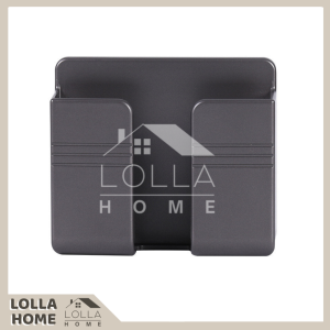 Wall Mounted Phone Holder Wall Fixed Phone Charging Stand Phone Stand Remote Control Organizer Mobile Phone Charging Holder Storage Dinding dipasang telefon pemegang dinding