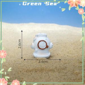 Green sea Mini Simulated Whale Turtle Aquarium Fish Tank Micro Landscape Home Desktop Car Dashboard Ornaments
