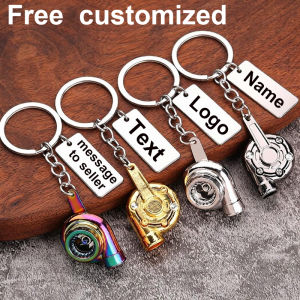 Personalized Turbocharger Keychain Beat Wheel Keychain Turbo Keychain Holiday Gift Keychain