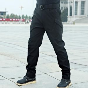 IX9 Stretchable Tactical Pants for Men Summer Breathable Comfortable Casual Multi Pocket Black Khaki Cargo Pants for Women Hiking Pants SIZE S-3XL