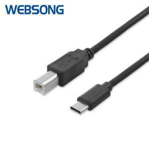 Kabel USB Type C Male to USB B 2.0 Male 1M Websong