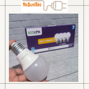 Beli 3 GRATIS 1 ECOLINK ISI 4pcs LEDBULB MULTIPACK 8W 10W 12 Watt Putih COOL DAYLIGHT