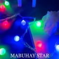 MABUHAY STAR Christmas Light 50L LED Little Stippled Ball Decoration Light. 