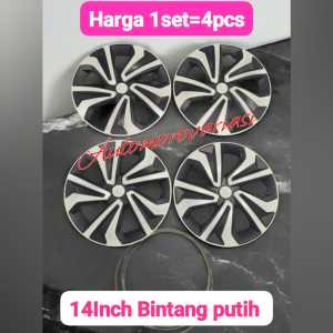 1 SET WHEEL DOP DOP RODA COVER TUTUP VLEG PELEK MOBIL VARIASI UNIVERSAL WARNA WARNI UKURAN RING 13 & 14 INCH KWALITAS IMPORT