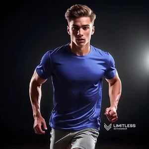 Limitless Armotex BASIC Active T-Shirt Basic Men Gym Tee Everyday Activewear for Running Exercise 1
