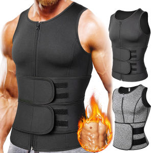 Men Body Shaper Waist Trainer Vest Slimming Shirt Sauna Sweat Vest Compression Undershirt Shapewear Fat Burner Workout Tank Tops2026