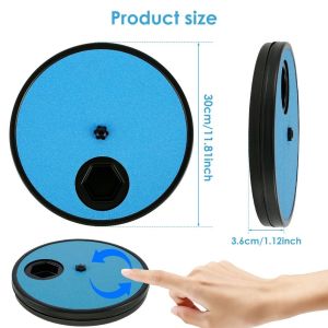 KZNAQQ Round Dog Nail Scratch Board Rotating Removable Dog Nail File Toy Pet Nail Scratcher Portable Pet Feeder Dog