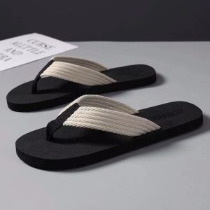 MenS Flip-Flops For Summer Suitable For Home And Outdoor Wear Durable Soft-Soled Flip-Flops Personalized MenS Beach Casual Slippers