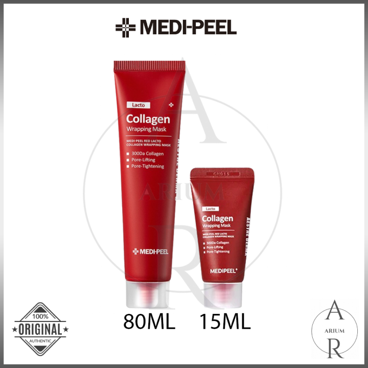 MEDIPEEL Red Lacto Collagen Wrapping Mask 15ml / 70ml | Lazada