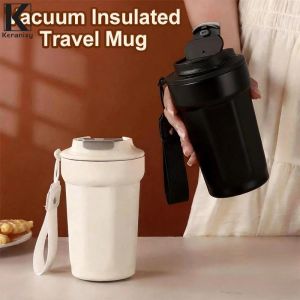 450ml 316 Stainless Steel Insulated Coffee Mug Vacuum-Sealed Inner Pot Sleek Minimalist Gift