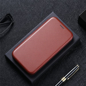 RedmiA3 4G Flip Casing For Xiaomi Redmi A3 A 3 Mia3 4G 2024 Phone Case Luxury Flip Carbon Fiber Skin Magnetic Adsorption Protective Shockproof Back Cover
