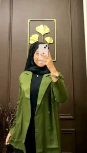 Setelan Blazer dan Celana / One Set Blazer Wanita Terbaru/ Setcel Kantoran