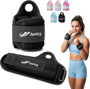 Wrist Weights with Thumb Loops Lock for Women Men 1 Pair 2 3 4 5 6 LBS Arm Weight Ankle Weights Weighted Gloves for Running Walking Jogging Physical Therapy Home Gym Fitness Workout Cardio Exercises