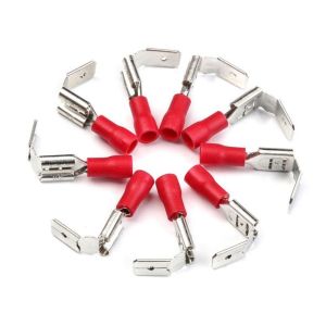 GAVINMK 50pcs Female Piggy Back Male Insulated Crimp Spade Piggyback Wire Cable Connector Terminal