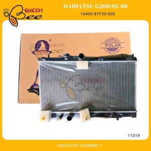 QUEENBEE 11019 Daihatsu Applause/Charade/Pyzar E-A101S G200 1997-2000 Radiator Assembly A/T 325X638X16mm 1ROW 16400-87F30/87F37 (Polar)