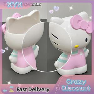 Sanrio Kawaii My Melody อะนิเมะ Hello Kitty ผู้ถือปากกาน่ารักการ์ตูนเครื่องเขียนแปรงแต่งหน้า Organizer เดสก์ท็อปตกแต่งของขวัญของเล่น