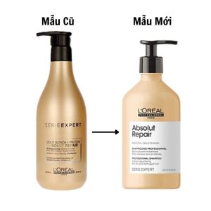[SALE CHÍNH HÃNG]Combo Dầu Gội 1500ml Dầu Xả 750ml Loreal Professionnel Phục Hồi Hư Tổn Toàn Diện Serie Expert Absolut Repair Gold