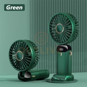 🇸🇬(5 HOURS) 5000mah Portable Adjustable Handheld Mini Fan With LED Display Usb Mini Fan Rechargeable Handy Fan