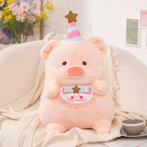 20-50cm Kawaii Sinh nhật Lợn Đồ chơi Sang trọng Dễ chịu Ngạc nhiên Phòng Sofa Trang trí Búp bê Động vật Hoạt hình Dễ thương Quà tặng Giáng sinh2026