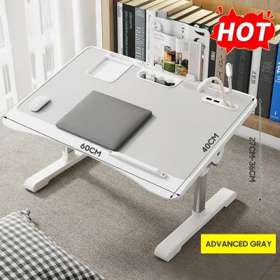 Bed Table Folding Laptop Table Computer Desk for Bedroom Height Adjustable LiftableTable Study Table Small Table Board