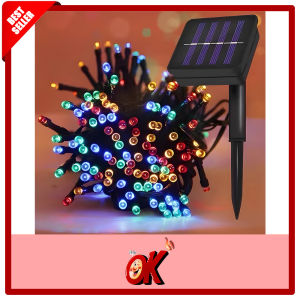 WokeOkay Lampu natal led dekor solar tanpa listrik visalux