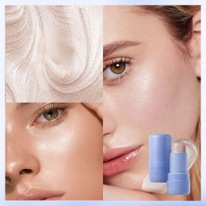 Jelly Highlighter Eyeshadow Brightening Stick for All Year Round Women of All Ages  Long-lasting Shine  Non-Caking and Smudge-proof  Jelly Texture