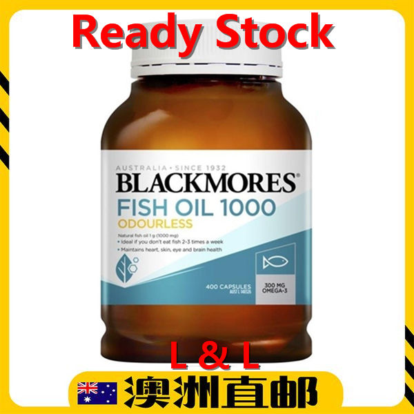 Ready Stock EXP 01 2027yr Blackmores Odourless Fish Oil 1000mg 400 Capsules Made In Australia Lazada