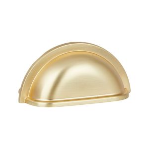 Cup Hidden Handle Modern Shell Gold Brushed Round Cabinet Cup Handle Antik Vintage