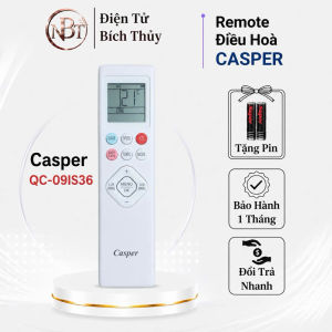 Điều khiển điều hòa CASPER Mã 10 remote máy lạnh CASPER QC-09IS36 - Tặng kèm pin - T&U Remote