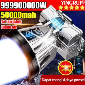 Lebih terang dari lampu hernia TD senter kepala super terang 1865000mah 1000W senter kepala led cas 30hari tanpa pengisian daya tahan air heavyduty militer asli darurat stong light Camping Mancing Headlamp berkemah led Senter Berkemah Headlamp Outdoor LED