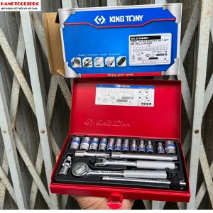 1/4" Bộ tuýp 18 chi tiết hệ mét 4-13mm Kingtony 2518MR01