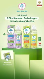 MY BABY Minyak Telon Plus Eaucalyptus 60ml-150ml.