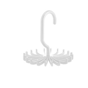 360 Rotating Tie Rack Hanger Holder With Non-Slip Hooks | Scarf Hanger | Bracelet Necklace Hanger