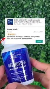 READY STOCK MALAYSIAHQ STOCK - EXCEL Neuroflex Bangkit Semula 60 Chewable Tablets  Blackcurrant  Alpha Lipoic Acid