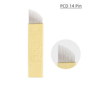 DECINIEE 10/50/100pcs 0.25mm Microblading Needles for TattooLamina Tebori 12 14 19 Flex Blades U Shape Permanent Makeup Blade