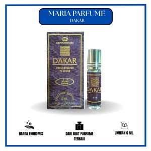 PARFUM/MINYAK WANGI DAKAR perbox isi 6 botol perbotol isi 6 ML minyak wangi