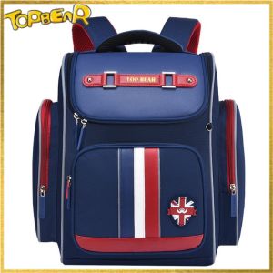 Balo cho bé trai bé gái cấp 1 Topbear  kiểu dáng đẹp siêu nhẹ chống nước chống gù lưng cho học sinh tiểu học đi học thêm buổi tối có phản quang phát sáng an toàn cho bé T6306 Tặng quà 25k