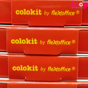 FlexOffice Colokit Colour Pencils 12/24 Colours [Free Sharpener]