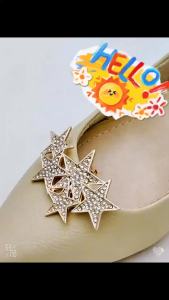 [Free Shipping] High-Heeled Shoe Accessories Five-Pointed Star Shoe Decorations Wedding Shoe Ornaments Small Star Shoe Buckles Detachable Shoe Accessories