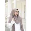 Pasmina Inner bahan jersey terbaru dewasa | Pashmina instan Jait dagu. 