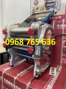 Máy cán bột mì làm bánh bao quẩy pizza FKM200 ( Trục cán 20cm) chạy điện