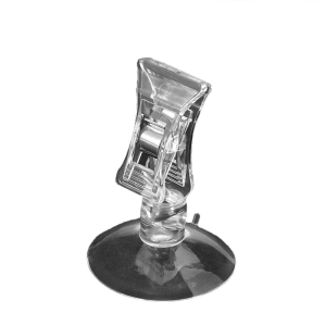 4PCS Clear Plastic Suction Cup Clip Advertising Clip Transparent Clip Nice
