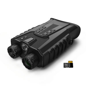 BekinTek Full Color Night Vision Binoculars NVG  Goggles Digital Telescope Full Dark Observing Scope Backlit Buttons LED Light 5200mAh Rechargeable Battery   Adjustment 8x Zoom 2.5K Video Playback 3 Inches Large HD Screen with 32G TF Card