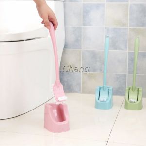 Chang แปรงขัดห้องน้ำ หัวแปรง 2 ด้าน มีทั้งหมด 3 สี แปรงขัดห้องน้ำ แปรงขัดทำความสะอาดห้องน้ำ แปรงขัดห้องน้ำ Toilet Brush