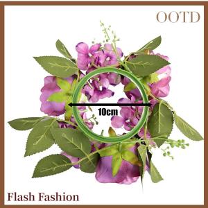 [Falsh F] Đám Cưới Nến Vòng Hoa Hồng Nhân Tạo Nến Nhẫn Bảng Trang Trí Xmas Năm Mới Sinh Nhật Đảng Trang Trí Nhà