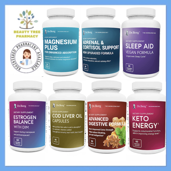 Dr. Berg Magnesium Plus / Adrenal & Cortisol Support / Sleep Aid