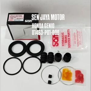 CALIPER KIT SAM HONDA GENIO KARET SEAL KIT REM CAKRAM DEPAN HONDA GENIO 01463-P01-000