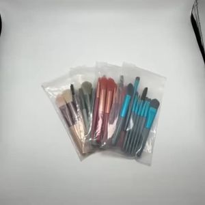 [SG Seller]8Pcs Multi-Function Cosmetic Makeup Brush Kit Soft Fluffy Bristle Foundation Blush Eyeshadow Eyelash Brushes
