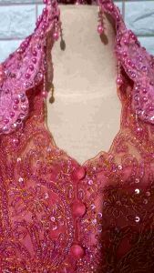 set kebaya akad nikah kebaya pesta dusty pink kebaya TERMURAH + selendang mutiara