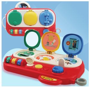 Toddler Busy Board Travel Toys - Montessori toys for 1 2 3 4 year old boys and girls sensory activity plane travel essentials suitable for 18 months infants learning fine motor skills birthday gifts for toddlers